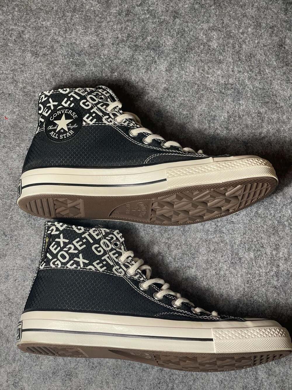 Converse Chuck 70 High GORE-TEX Black White Typography 164912C